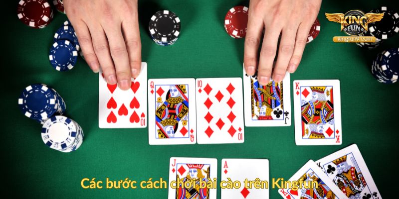 Các bước cách chơi bài cào trên Kingfun
